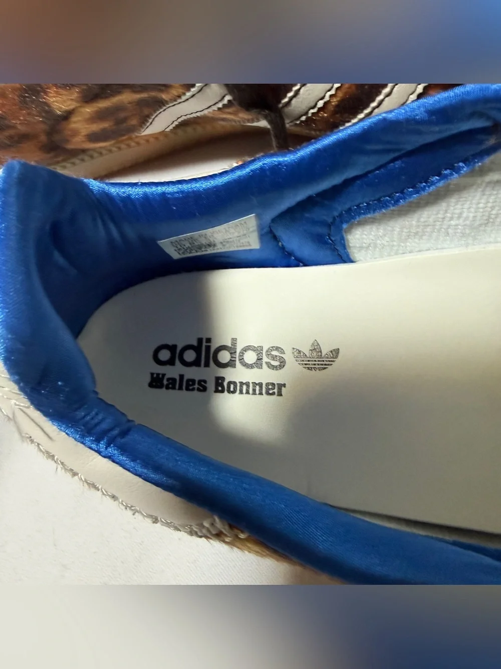 Adidas Originals x Wales Bonner Samba Pony 'Leopard' - Style IE0578 - Size 10